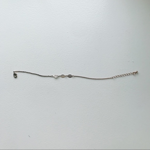 Leaf Bracelet Rose Gold 9” - Picture 4 of 6